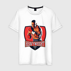 Мужская футболка Heavyweight boxing gym