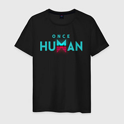 Мужская футболка Once human logo