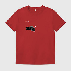 Футболка хлопковая мужская The elder picture of death, Choso, цвет: красный