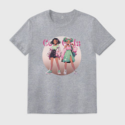 Мужская футболка Крутые девочки на подиуме