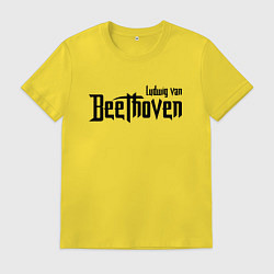 Мужская футболка Бетховен чёрный