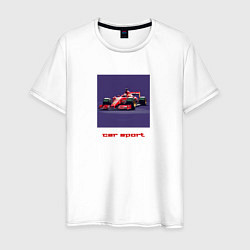 Мужская футболка Formula One race car red