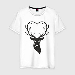 Мужская футболка Love deer