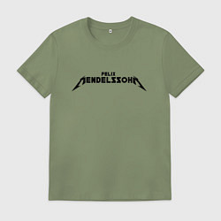 Мужская футболка Мендельсон чёрный