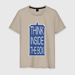 Мужская футболка Think inside the box