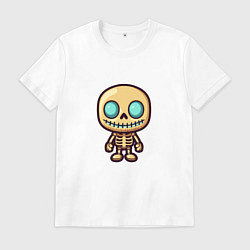 Мужская футболка Маленький скелет