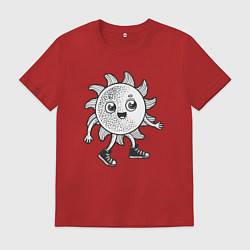 Мужская футболка Солнечный человечек