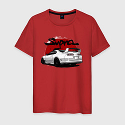 Мужская футболка Автомобиль Toyota Supra