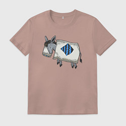 Мужская футболка Спящий ослик