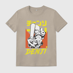 Мужская футболка Человек-бензопила Денджи Почита демон собака