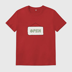 Мужская футболка Я открыт