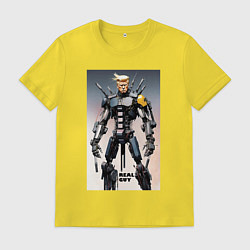 Мужская футболка Cyber Trump is real guy - ai art