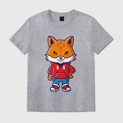 Мужская футболка Модный лисёнок