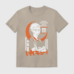 Мужская футболка Haikyuu!! Хаику Волейбол Тсукишима