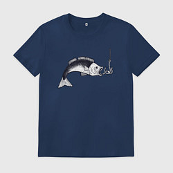Мужская футболка Голодная рыбка
