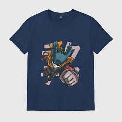 Мужская футболка Моя геройская академия Деку в костюме