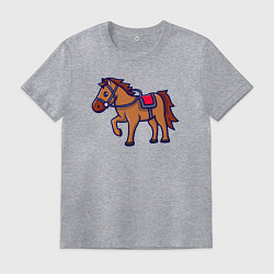 Мужская футболка Милый конь