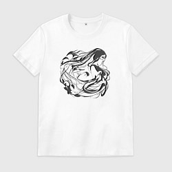 Мужская футболка Неземная абстрактная форма