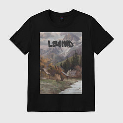 Мужская футболка Leonid деревушка