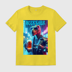 Мужская футболка Cyber cool dude Dino - ai art fantasy