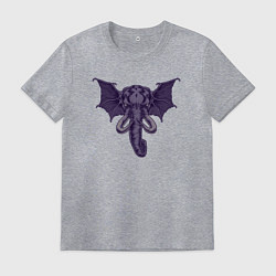 Мужская футболка Слон ктулху