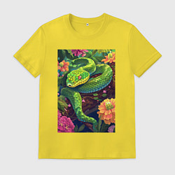 Мужская футболка Тропическая змея