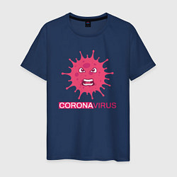 Мужская футболка Pink coronavirus