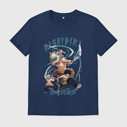 Мужская футболка Клинок рассекающий демонов Hashibira Inosuke