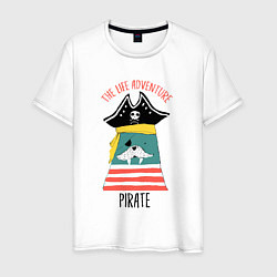 Мужская футболка Пират - приключение жизни
