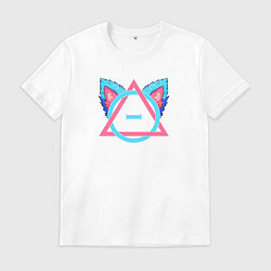 Мужская футболка Цветной символ квадробика