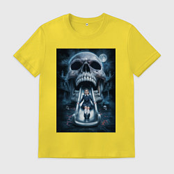 Мужская футболка Череп-горка