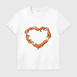 Мужская футболка Лисердце