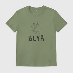 Мужская футболка Кот Blya