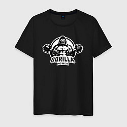 Мужская футболка Gorilla power gym