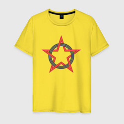 Мужская футболка Circle star USSR