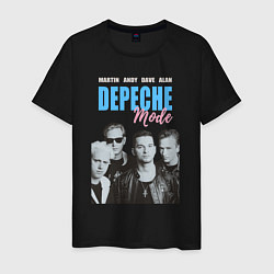 Футболка хлопковая мужская Depeche Mode Vintage, цвет: черный