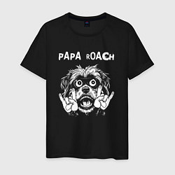 Мужская футболка Papa Roach rock dog