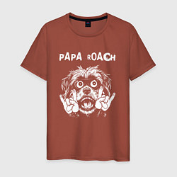 Мужская футболка Papa Roach rock dog