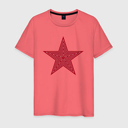 Мужская футболка USSR red star