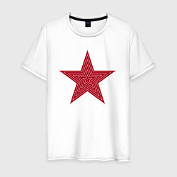 Мужская футболка USSR red star