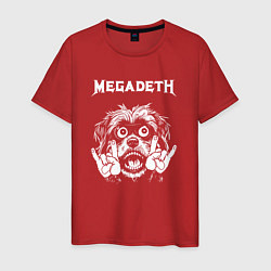 Мужская футболка Megadeth rock dog