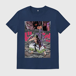 Мужская футболка Ван-Пис Зоро Ророноа техника