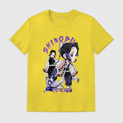 Мужская футболка Клинок рассекающий демонов Шинобу Кочо столп