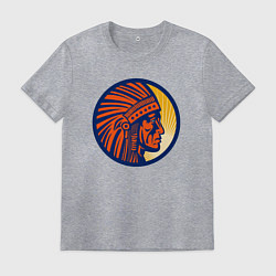 Мужская футболка Воин индеец