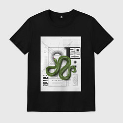 Мужская футболка Змея 2025 Y2K