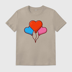 Мужская футболка Шарики любви