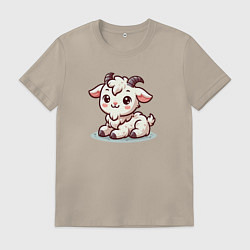 Мужская футболка Милый козлик