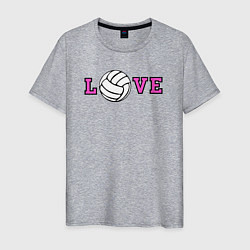 Мужская футболка Love volley