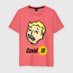 Мужская футболка Vault boy - covid 19