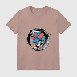 Футболка хлопковая мужская Идол, цвет: пыльно-розовый